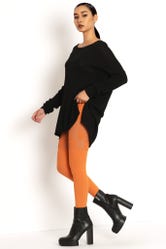 Pumpkin Orange Suspender Hosiery