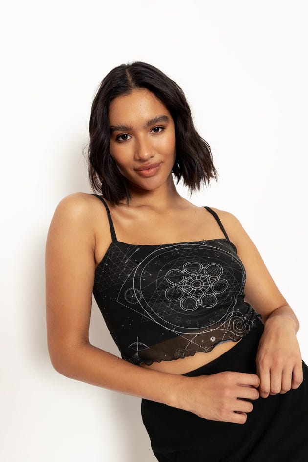 DC-Ometry Sheer Cropped Cami