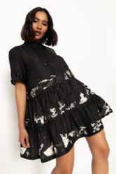 Looney Tunes Chase Tiered Shirt Dress