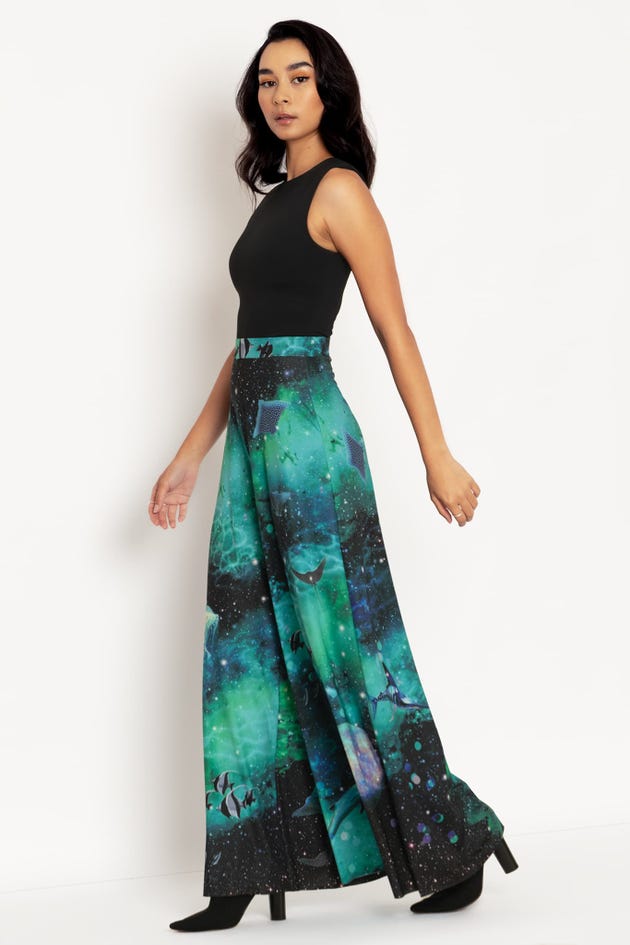 Galactic Ocean Palazzo Pants