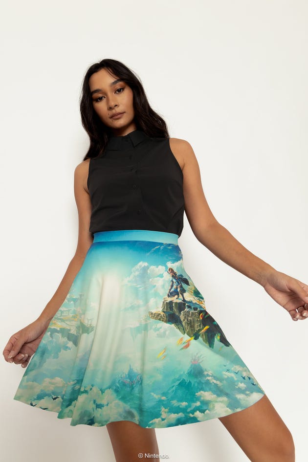 The Legend of Zelda(TM): Tears Of The Kingdom Pocket A-Line Skirt