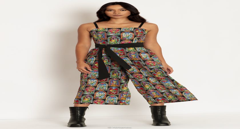 Stained Glass Link Picnic Jumpsuit