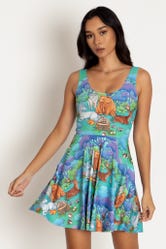 Into The Woods Scoop Skater Dress