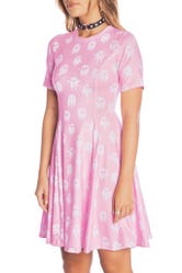 Good Spirits Pink Longline Evil Tee Dress7 Day Un