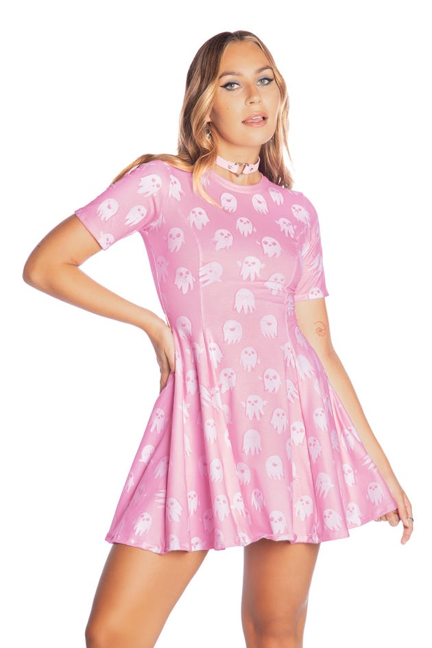 Good Spirits Pink Evil Tee Dress7 Day Un