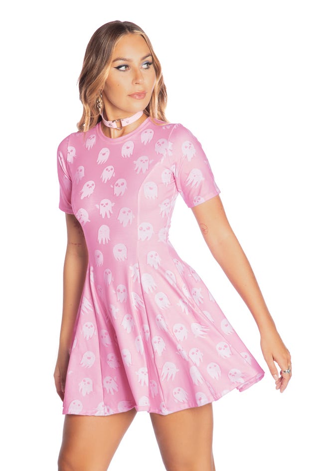 Good Spirits Pink Evil Tee Dress7 Day Un