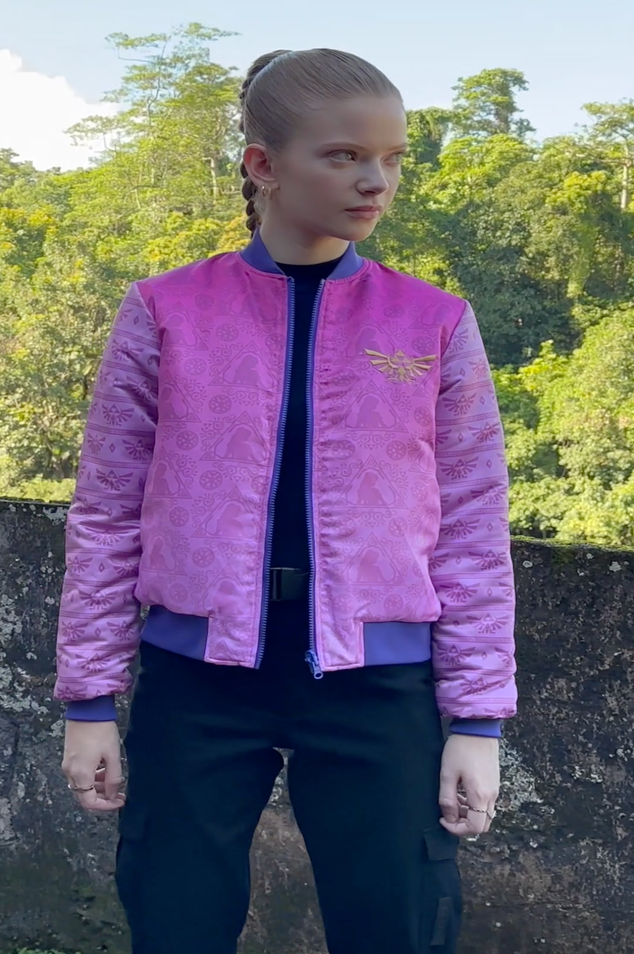 Princess Zelda And Sheik Reversible Bomber Jacket