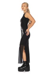 See Right Through Me Sheer Column Maxi Dress