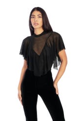 Sheer Frill Top