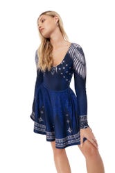 King Of Gondor Toastie Long Sleeve Skater Dress