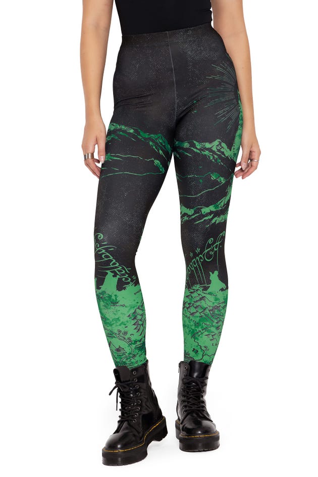 The Fellowship Of The Ring High Waisted Matte Finish Leggings