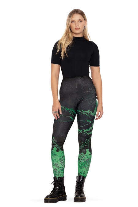 The Fellowship Of The Ring High Waisted Matte Finish Leggings - 7 Day Unlimited