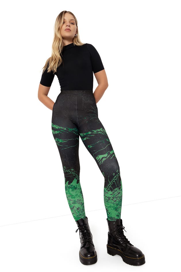 The Fellowship Of The Ring High Waisted Matte Finish Leggings