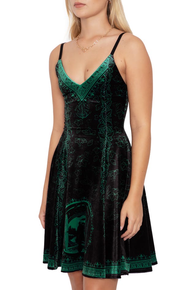 The Shire Velvet Longline Strappy Dress