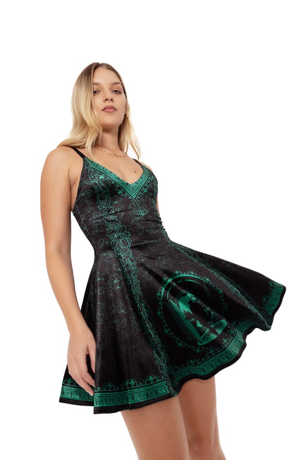 The Shire Velvet Mini Strappy Dress