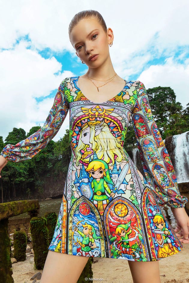 Stained Glass Hyrule Bell Dress