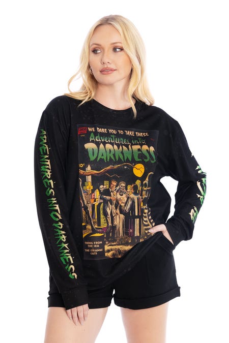 Weird Tales Long Sleeve Boyfriend Tee