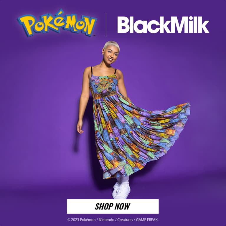 BlackMilk Clothing to Release Brand-New PokÃ©mon Collection - COMIC  CRUSADERS