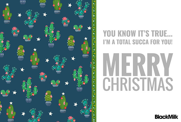 Beginning to look a lot like Cactus E Cards
